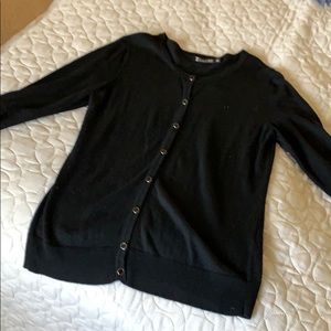 NY&Company Black Button Up Cardigan